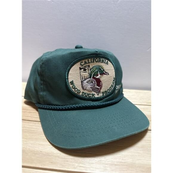 Rare Vintage California Wood Duck Program Hat Snapback Hunter Cap 1980s Unlimite main image 5